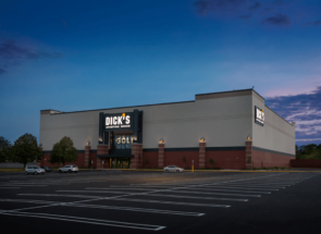 Exterior Night Shot Of Dick's Sporting Goods At South Shore Mall
