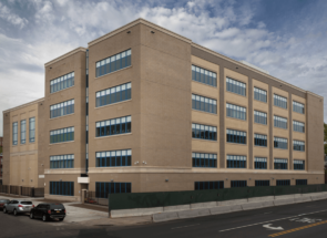 Exterior Shot Of The Completed Construction Of New York City School Construction Authority Project