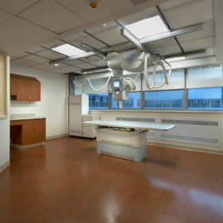 Completed Construction Of A Hospital X-Ray Room